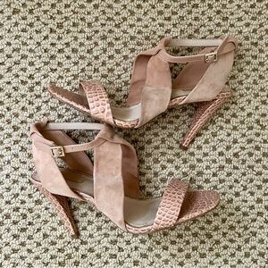 Louise et Cie Kalkin Blush Textured Heels